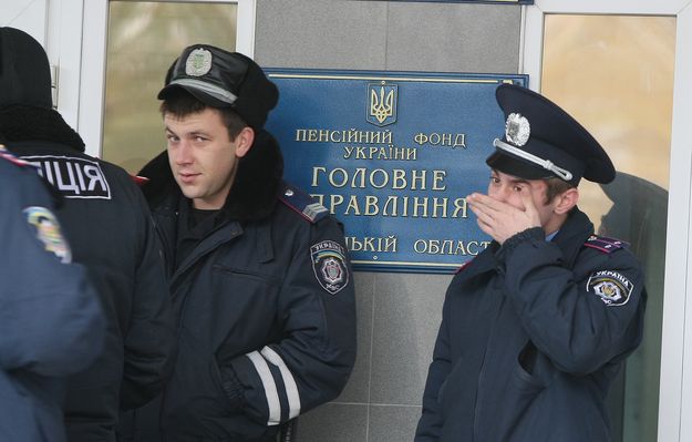 "Чернобыльцы" митингуют в Донецке