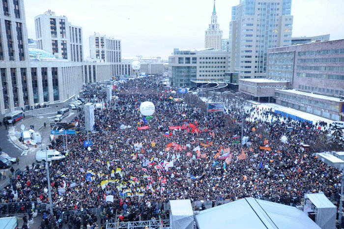 Митинг на Сахарова. Фото c Facebook-страницы Openspace.ru