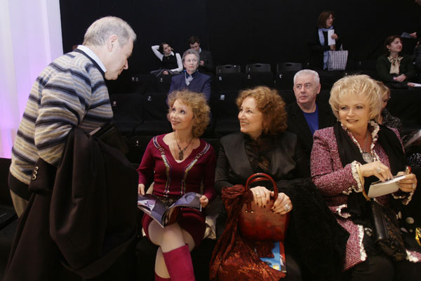 Первый ряд Ukrainian Fashion Week 2011-2012