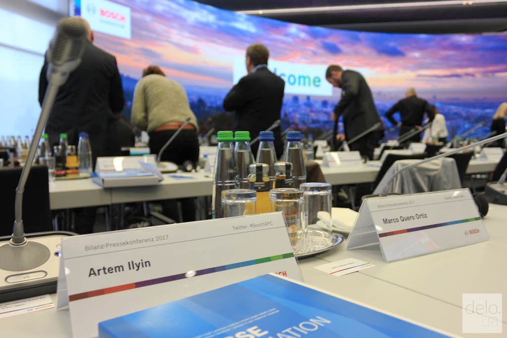 Итоговая годовая пресс-конференция Bosch в Реннингене, Германия / фото Артем Ильин Delo.UA