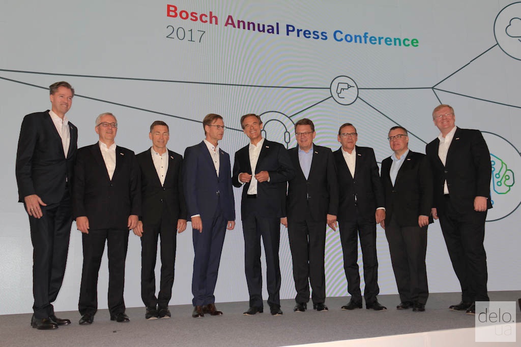 Правление Bosch перед годовой пресс-конференцией в Реннингене / фото Артем Ильин Delo.UA
