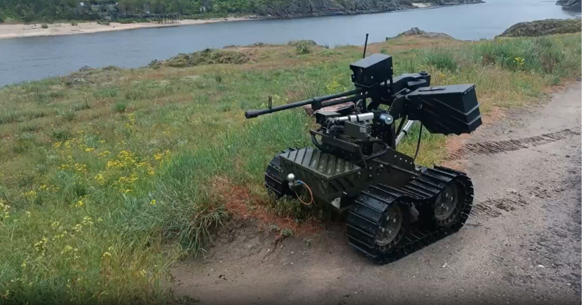 В Україні запускають НРК "Гном", який має кулемет Browning, Starlink і дальність роботи до 60 км