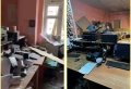 пошкоджене відділення Укрпошти