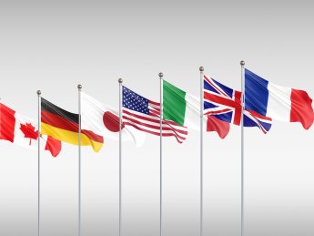 Флаги стран G7. Фото: Depositphotos