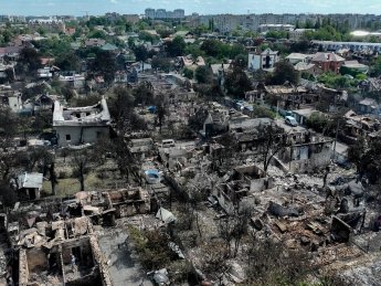 Последствия обстрела Вишневого