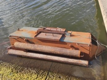 Самодельная "субмарина" контрабандистов. Фото: ГПСУ