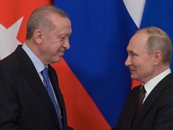 Президент Туреччини Реджеп Тайїп Ердоган і президент РФ Володимир Путін