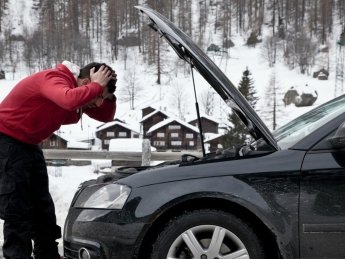 авто, поломка, зима