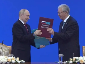 Володимир Путін та Касим-Жомарт Токаєв