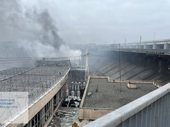Пока нет риска прорыва дамбы Днепровской ГЭС