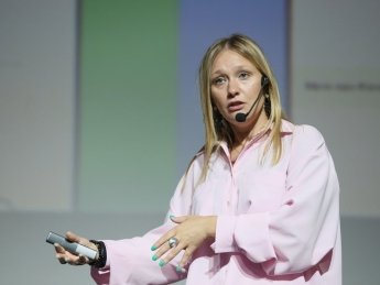 Валерия Ионан из Минцифры на GET Business Festival. Фото: Константин Мельницкий/Delo.ua