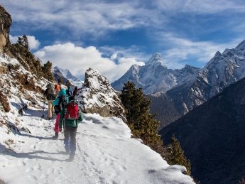 горы, туристы, альпинисты