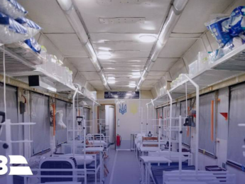 "Укрзализныця" увеличила количество медицинских эвакуационных вагонов до 66
