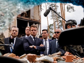 Макрон, Шольц, Драгі, Зеленський, Ірпінь, Київська область