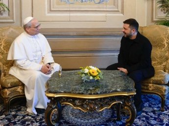 Папа Римський та Володимир Зеленський