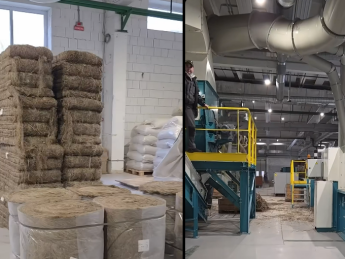 Крупнейший в Украине завод возобновил переработку промышленной конопли