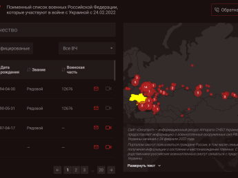 Украина запустила сайт с поименным списком всех участников российского вторжения