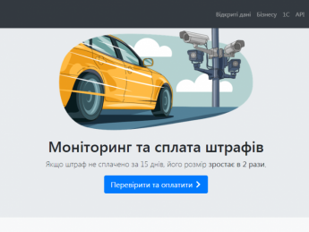 Сервис на сайте Opendatabot. Скриншот