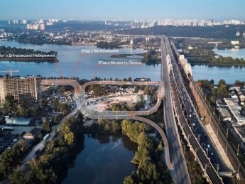 Дарницкий мост - самый новый в Киеве. Но у него до сих пор нет всех съездов
