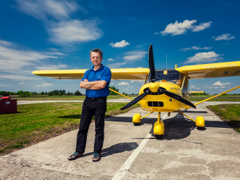 Украинская компания продает двухместные самолеты в 30 стран мира