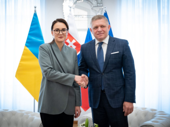 Юлия Свириденко и Роберт Фицо