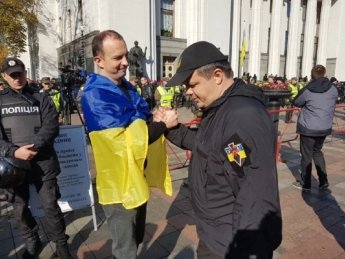 Егор Соболев и Семен Семенченко. Фото: Прямий