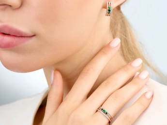 Серьги с изумрудом: воплощение роскоши и элегантности