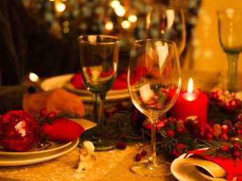 новогодний стол