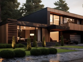 приватний будинок котедж ліс