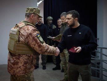 Володимир Зеленський, президент України, військовий, нагородження