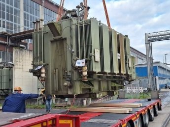 В Украину доставили трансформатор по немецкой ТЭС