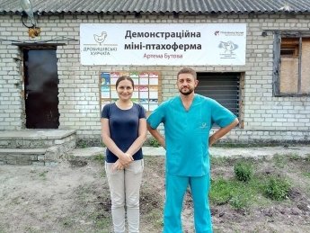 Ветеран АТО Артем Бутов на фермі