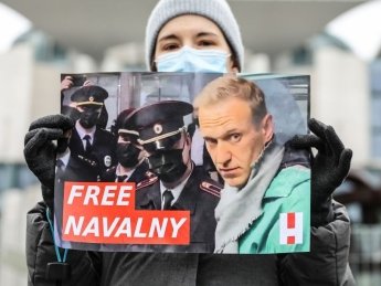 Протесты в поддержку Алексея Навального. Фото: Getty Images