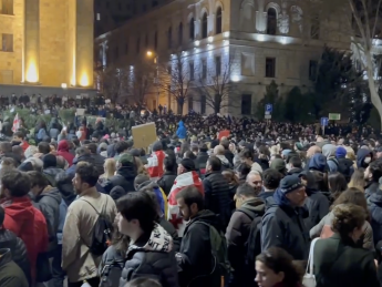 Протесты в Тбилиси, 9 марта 2023, Грузия, митинги