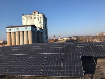 Солнечные панели на элеваторах ГП "Златодар"