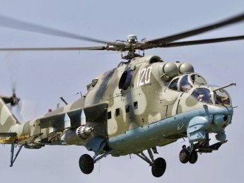 российский ударный вертолет Ми-24, российски йвертолет, война в Украине