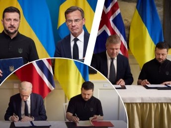 Украина подписала соглашения о безопасности со Швецией, Исландией и Норвегией