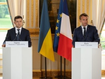 Зеленский и Макрон в июне 2019 года. Фото: пресс-служба президента Украины