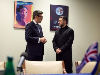 Прем'єр-міністр Великої Британії Енді Бернем зустрівся з президентом України Володимиром Зеленським