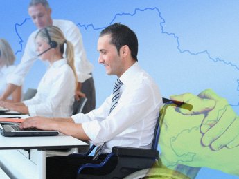 Как государство пытается решить проблему занятости уязвимых групп населения в Украине. Иллюстрация: Алексей Левченко / Delo.ua