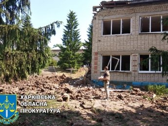 В Харьковской области россияне обстреляли детский лагерь (ФОТО)