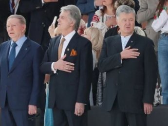 Порошенко, Кучма, Ющенко, президенты