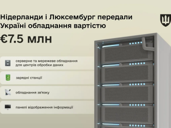 IT-коалиция передала Украине оборудование на 7,5 млн евро