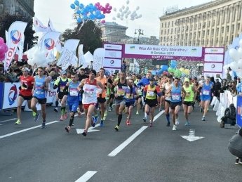 Один из прошлых марафонов. Фото: страница Wizz Air Kyiv City Marathon в Facebook