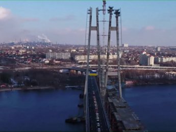 У Запоріжжі відкрили найбільший в Україні вантовий міст (ФОТО, ВІДЕО)
