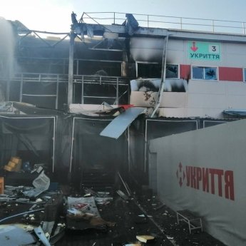 поврежден сортировочный терминал "Новой почты".