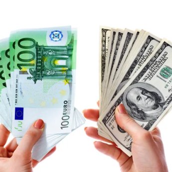 долар, євро