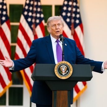 Дональд Трамп, прапори США