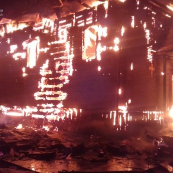 пожежа в церкві, згоріла церква, стужиця, закарпаття