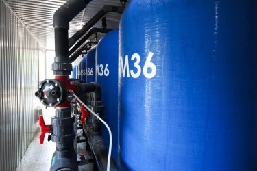 Фото 3 — У Бучі відкрили водопровідну споруду, відновлену за підтримки ЄІБ